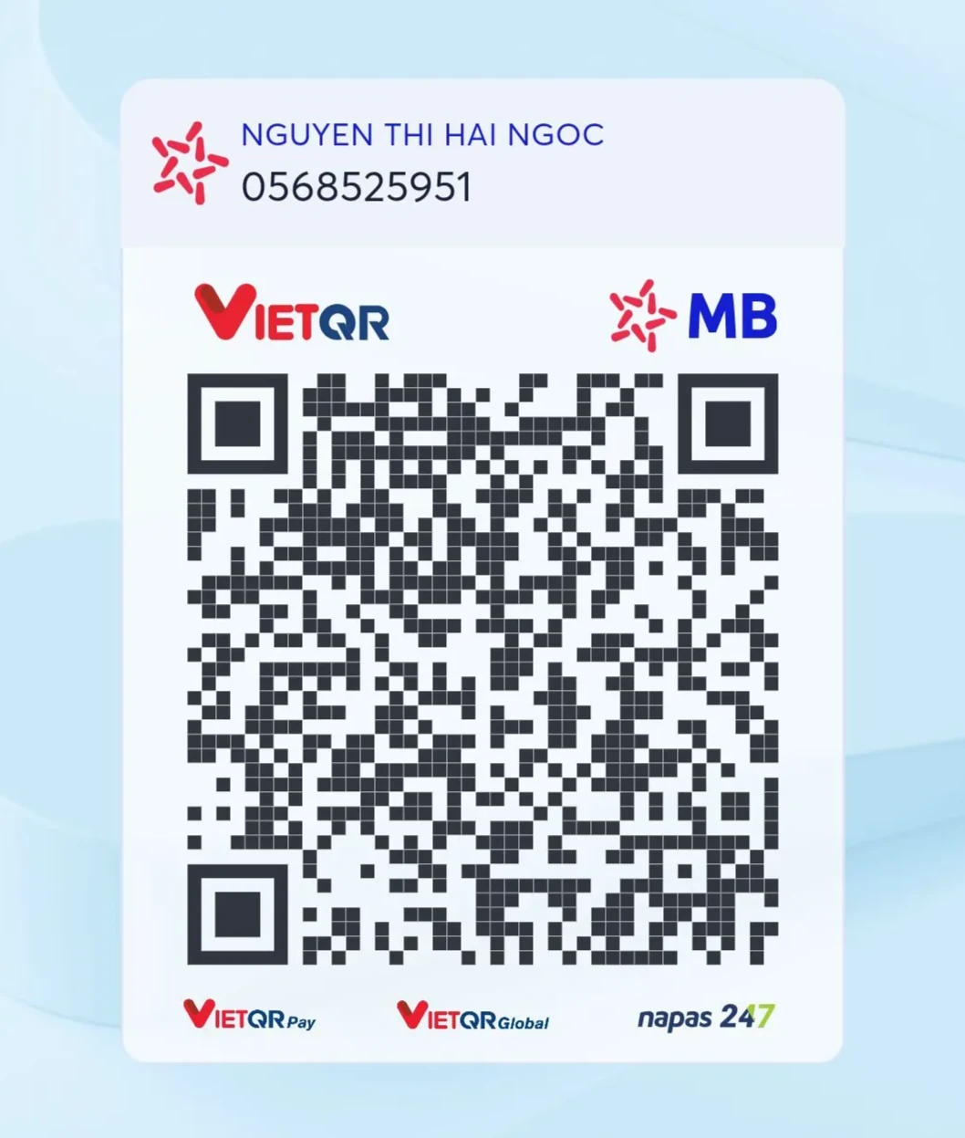 Mã QR thanh toán chính thức VINSEA AI